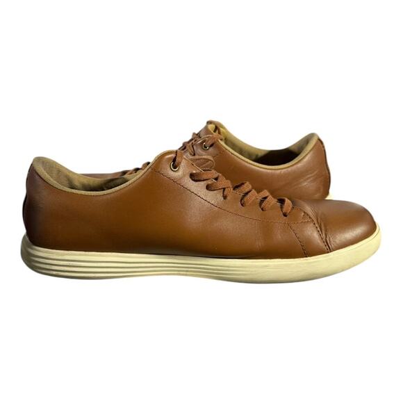Cole Haan Grand Crosscourt II Leather Sneakers Brown Men’s Size 11M Grand.OS - Picture 8 of 9